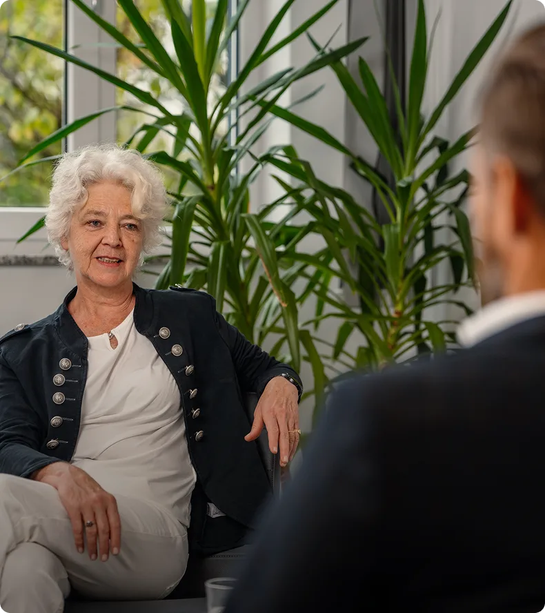 Coaching in Augsburg mit Marion Hahn und Coachee