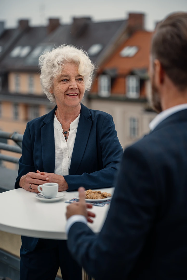 Coachee mit Fragestellung